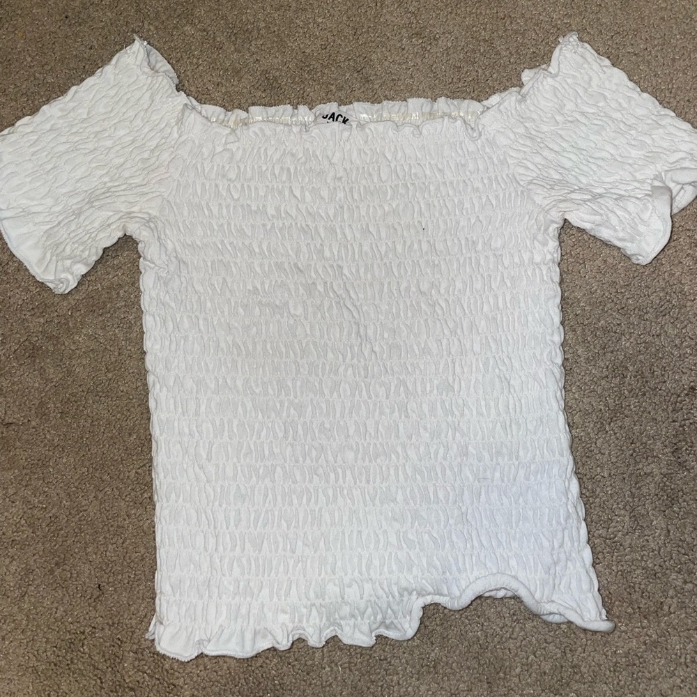 White Crop-Top